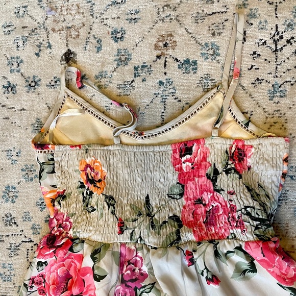 🌸2. Floral print knee length dress - Picture 7 of 9